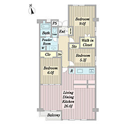 ハイマート天王台A1号棟 301