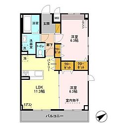 ベルフルール壱番館 201