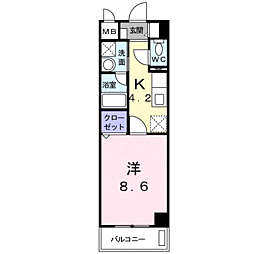 Ｋ・ブローテ・柏の葉Ａ 405