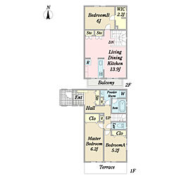 アリアソワン千歳烏山　Ｈ棟 0001