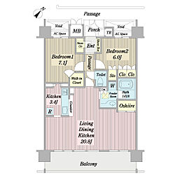 アルファグランデ成田参番街 0214
