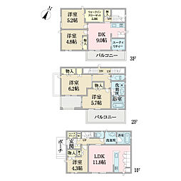 草加市北谷２丁目の一戸建て