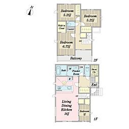 三芳町藤久保新築戸建　1号棟