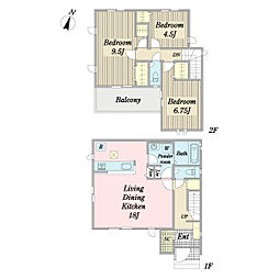 三芳町藤久保新築戸建　2号棟