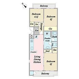 みずほ台団地6−1号棟
