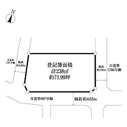 富士見市関沢二丁目土地