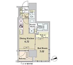 パークナードフィット新富町 402