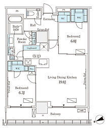 ロイヤルパークス品川 2308