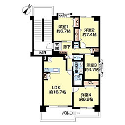 小松川グリーンハイツ一号棟 0714