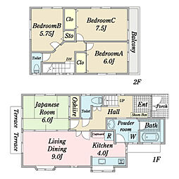 松戸市大金平５丁目の一戸建て