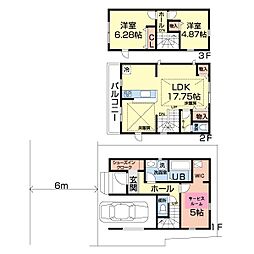 リナージュ葛飾区西新小岩22−1期新築戸建　2号棟