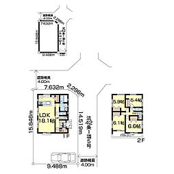 港北区高田西4丁目売地　3区画