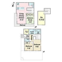 西荻北1丁目貸家 0001