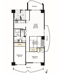 シーリアお台場五番街1号棟（ＳＡ借上） 1201