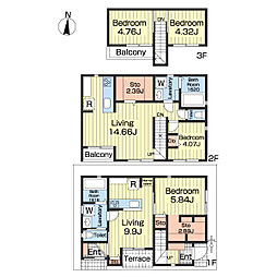 西瑞江三丁目ニ世帯住宅