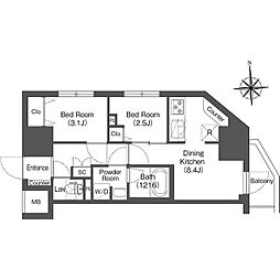 コンフォリア・リヴ木場 0601