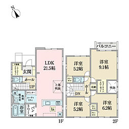 四街道市旭ケ丘7期　新築戸建1号棟