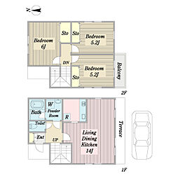 上高野賃貸戸建Ｄ棟 000D