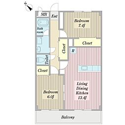 コンシェルジュ不動橋 2-B