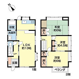 鎌ケ谷市鎌ヶ谷9丁目貸家 0001