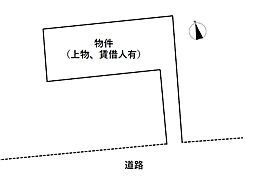 南区鳴尾一丁目土地（上物賃借人有）