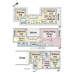 目黒区三田二丁目中古戸建て