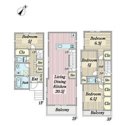 横浜市西区浅間町2丁目新築戸建A棟