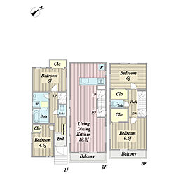 横浜市西区浅間町2丁目新築戸建B棟