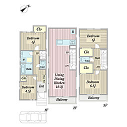 横浜市西区浅間町2丁目新築戸建B棟