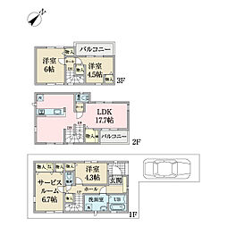 江戸川北葛西5期　新築戸建2号棟