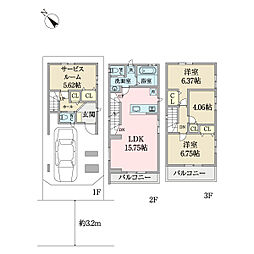 市川市湊新築分譲住宅 2号棟