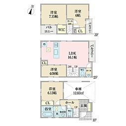 市川市相之川1丁目新築戸建　1号棟