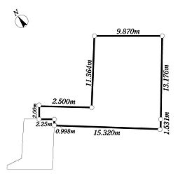 市川市妙典3丁目上物付き土地