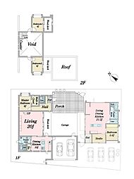 中城村添石二世帯戸建て