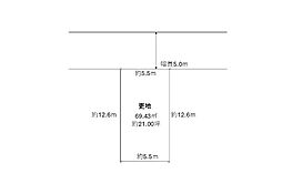 中里三丁目条件付き土地