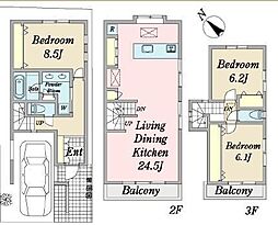世田谷区野沢四丁目貸家