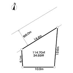 名戸ヶ谷一丁目土地