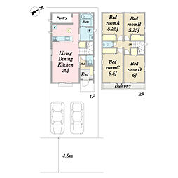 成田市大袋I　Ｂ号棟