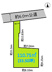 売地　蓮田市西城2丁目　全1区画