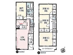 川口市戸塚東3丁目　全2棟の1号棟　新築一戸建て