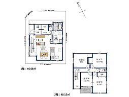 越谷市赤山町2丁目　全1棟　新築一戸建て