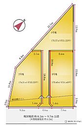 越谷市大字大竹　全3区画の3号地　売地