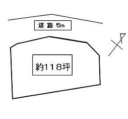 東松山市　野田土地　約118坪　34条12号