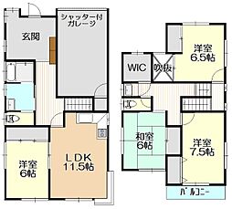 鳩山町小用 ガレージ付中古戸建