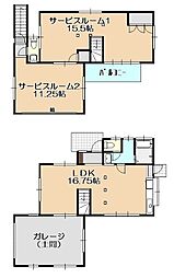 嵐山町志賀　ガレージ付中古戸建