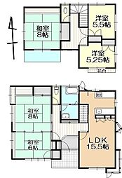 高坂ニュータウン　公道6ｍ南道路　中古戸建
