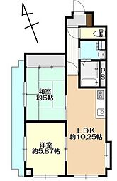 レスポワール志木　最上階南西角部屋 301