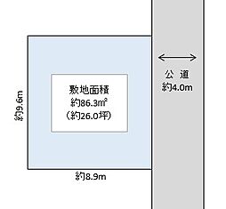 越谷市　下間久里　売地