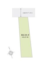 飯能市山手町　建築条件無し売地