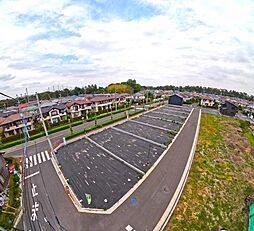 南方位の両面道路の空間　ブリエガーデン新光第4　2区画